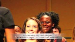 BEATI OMNES (Ivo Antognini) - ECU CHAMBER SINGERS