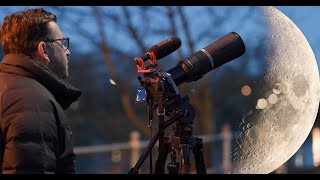 The Moon: Canon EOS R5 and 800mm F11