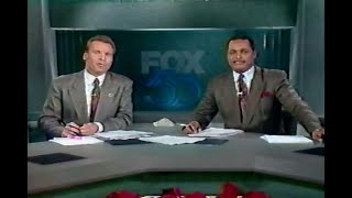 WKBD TV FOX 50 Ten O'Clock News Detroit December 23, 1991