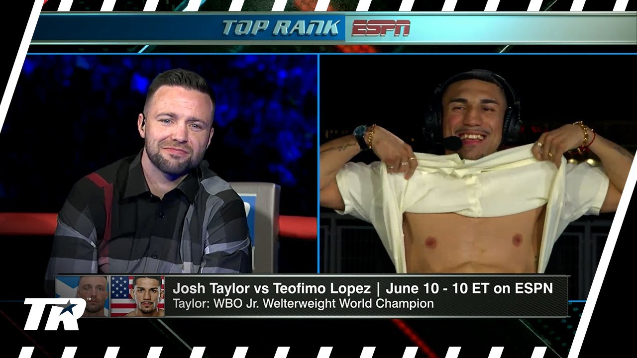 Josh Taylor & Teofimo Lopez Talk All The Trash In Tremendous Face To ...