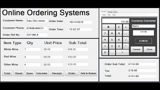 How to Create Ordering Systems with Database in Visual Basic.Net -Tutorial 1