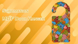 Sublimation MDF Door Hanger