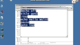 Learning Batch Episode 2 - goto command and more