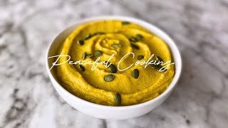 Creamy Turmeric Curry Hummus | Anti-Inflammatory Healthy Snack Recipe | Silent Vlog