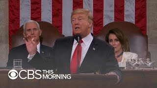 State of the Union address: Trump calls for compromise on border