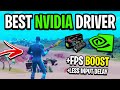 The BEST NVIDIA Driver For Fortnite Chapter 3! (FPS BOOST)