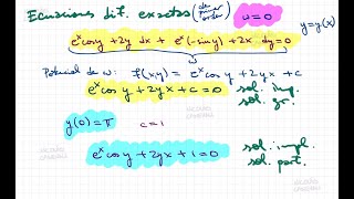 27. Ecuaciones diferenciales: separables y exactas