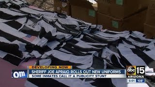 Sheriff Joe Arpaio rolls out new uniforms