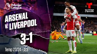 Highlights & Goles: Arsenal v. Liverpool 3-1 | Premier League | Telemundo Deportes