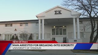 Students react after man arrested for breaking into Mizzou sorority house