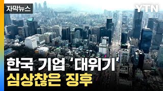 [자막뉴스] 한국 기업 빚 '심각'...부도 증가율 세계 2위  / YTN