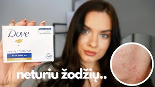 DOVE Muilas Kaip Veido Prausiklis!? | Ieva