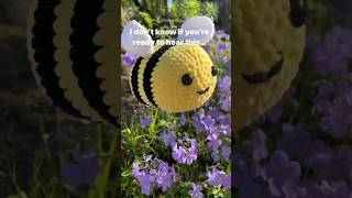 You CAN crochet this cute little 🐝 bee.  I’ll teach you! #crochetbee #crochettutorial