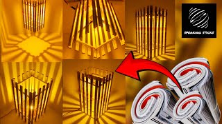 BRING LIGHT AND BEAUTY TO YOUR HOME WITH MAGAZINE PIPES | EASY AND CREATIVE DIY LAMP-MAKING TUTORIAL