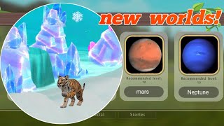 New planet game worlds in wildcraft update ideas for valentines update 2025 new😮 play in mars