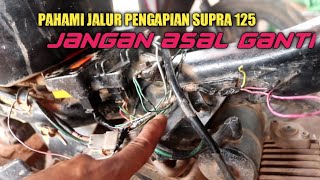 pahami dulu jalur nya jangan asal ganti cdi koil spul dll ntar malah nyesel(supra 125 mati pengapian