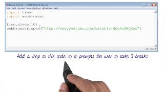 Lesson 1 (Use Functions) | 11. Adding a Loop | Python Programming