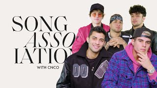 CNCO Sings "Mamita," Camilo, and Billie Eilish in a Game of Song Association | ELLE
