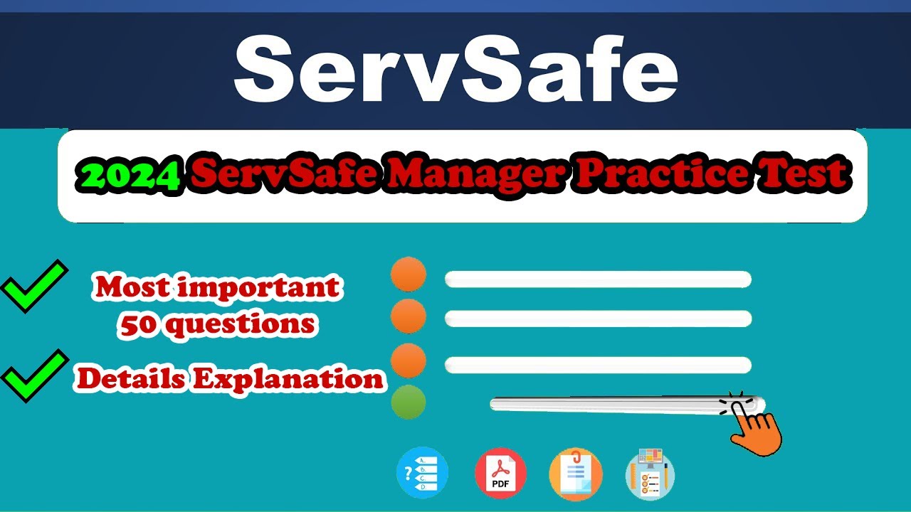 2024 ServSafe Manager Practice Test 50 Questions #1 - YouTube