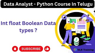 Int float Boolean Data types and int float type Functions In Telugu 03 | Python Data Analyst Trng