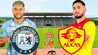 GUAYAQUIL CITY VS AUCAS HOY por la FECHA 8 de la Liga Pro 2022