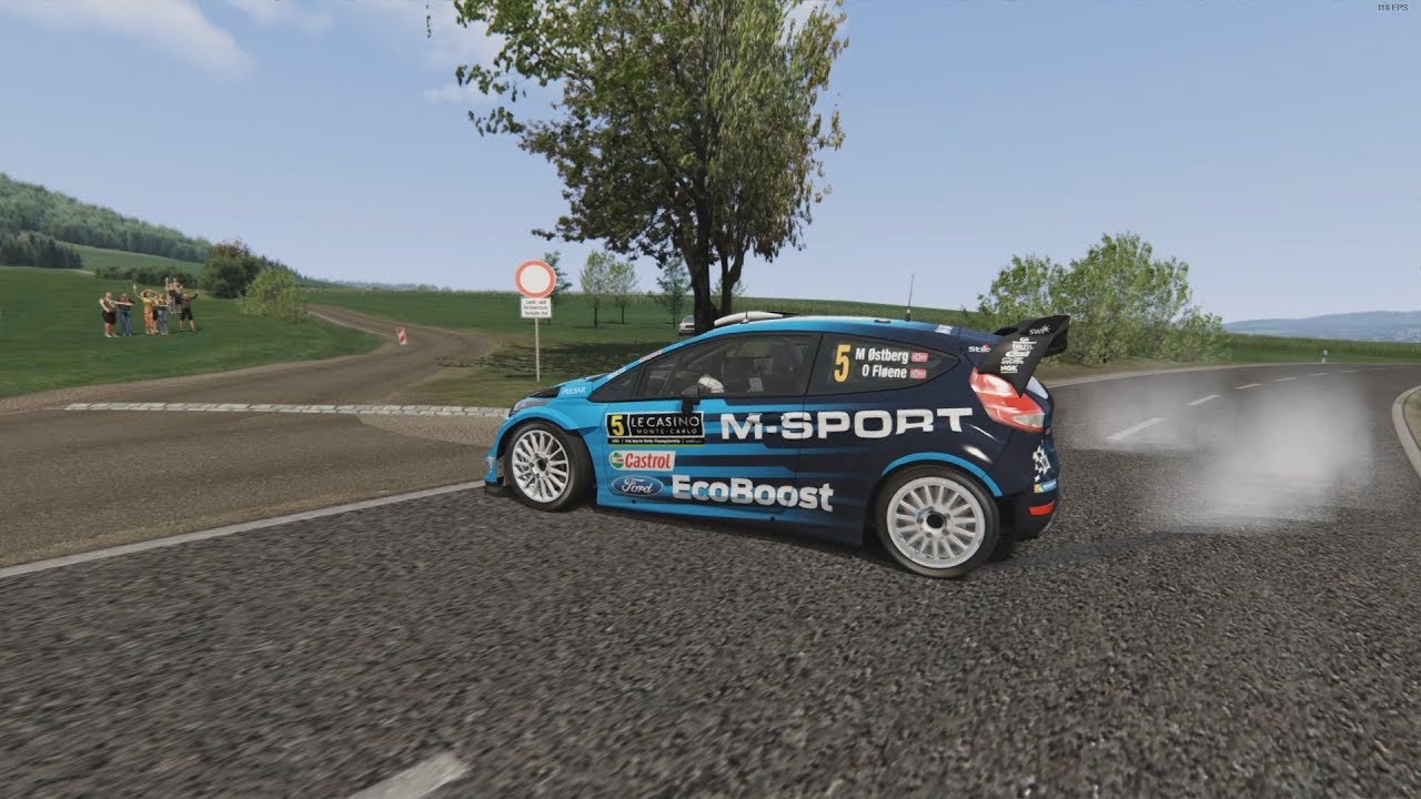 [Assetto Corsa] Ford Fiesta WRC Flatout @ Landsberg Rallye WP1 - YouTube