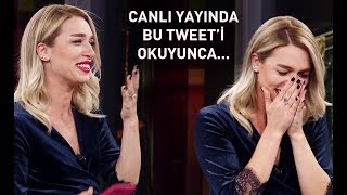 Okuduğu Tweet Cansu Canan'ı böyle Güldürdü