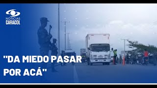 Por retenes ilegales en los que piden dinero a conductores, militarizan Tasajera