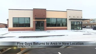 Five Guys announces return to Eau Claire