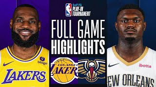 LAKERS at PELICANS | #SoFiPlayIn | FULL GAME HIGHLIGHTS | April 16, 2024