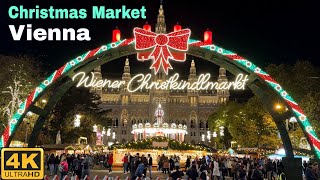 Vienna Christmas Markets 🇦🇹 Rathausplatz Walking Tour