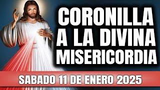 CORONILLA A LA DIVINA MISERICORDIA DE HOY SABADO 11 DE ENERO 2025 - EL SANTO ROSARIO DE HOY