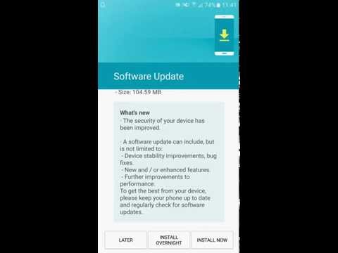 Actualización de software del parche de seguridad de julio del Samsung Galaxy S7 Edge
