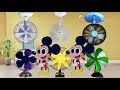 [NOVO] VENTILADORES de mesa com hélices coloridas table fans with colored propellers😄😄 [KIDSMAIS]