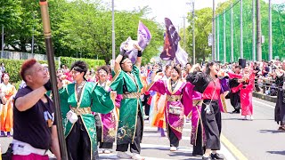 [4K] 総踊り『どっこいしょ』　豊川市民まつり おいでん祭 2024　ダンスフェス　パレードステージ (横)