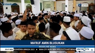 Santri Antusias Bertemu Ma'ruf Amin Di Ponpes Amanatul Ummah Mojokerto