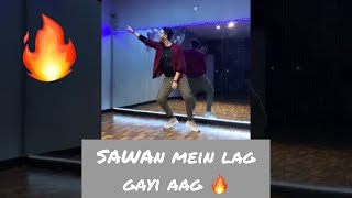 Sawan mein lag gayi aag 🔥 | Nitin's World | New dance #shorts | lyrical