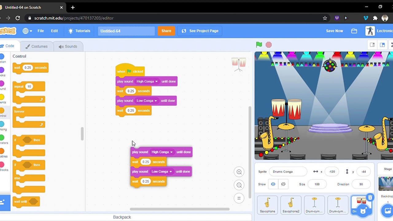 How To Make A Music Project On Scratch Youtube