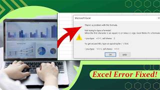 Beginners Must Watch! – Fixing There's a Problem With This Formula Excel Error | Excel Tech & Tricks