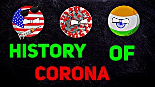 [HISTORY OF CORONA]⚠️🦠💉 In Nutshell || [CRAZY PANDEMIC]🥵🥶⚔ #shorts #countryballs #geography #mapping