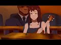 Colleen Ballinger using her ukulele inside the court | Animation