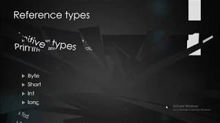 6- Primitive types vs Reference types-أساسيات البرمجة الكائنية بالجافا