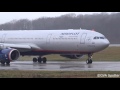 fullhd aeroflot airbus a330 300x landing u0026 takeoff at geneva gva lsgg