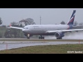 fullhd aeroflot airbus a330 300x landing u0026 takeoff at geneva gva lsgg