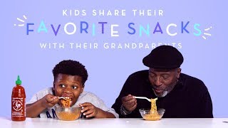 Kids Share Their Favorite Snacks with Their Grandparents | Kids Try | HiHo Kids