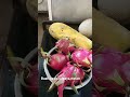 Stok buah di rumah ada tiga macam dan buah naga #buahbuahan