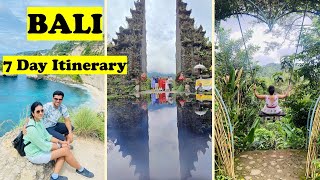 Bali 7 Days Itinerary | Family Trip | April 2023