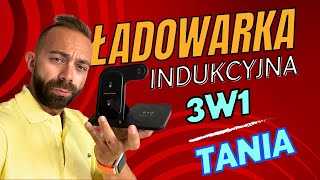 TANIA ŁADOWARKA INDUKCYJNA 3W1 DO IPHONE, APPLE WATCH,AIRPODS PRO