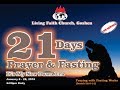21 Days Prayer with Fasting -  Day 4:  January 11, 2018