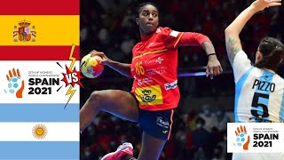 Spain Vs Argentina Handball Women's World Championship Spain 2021
